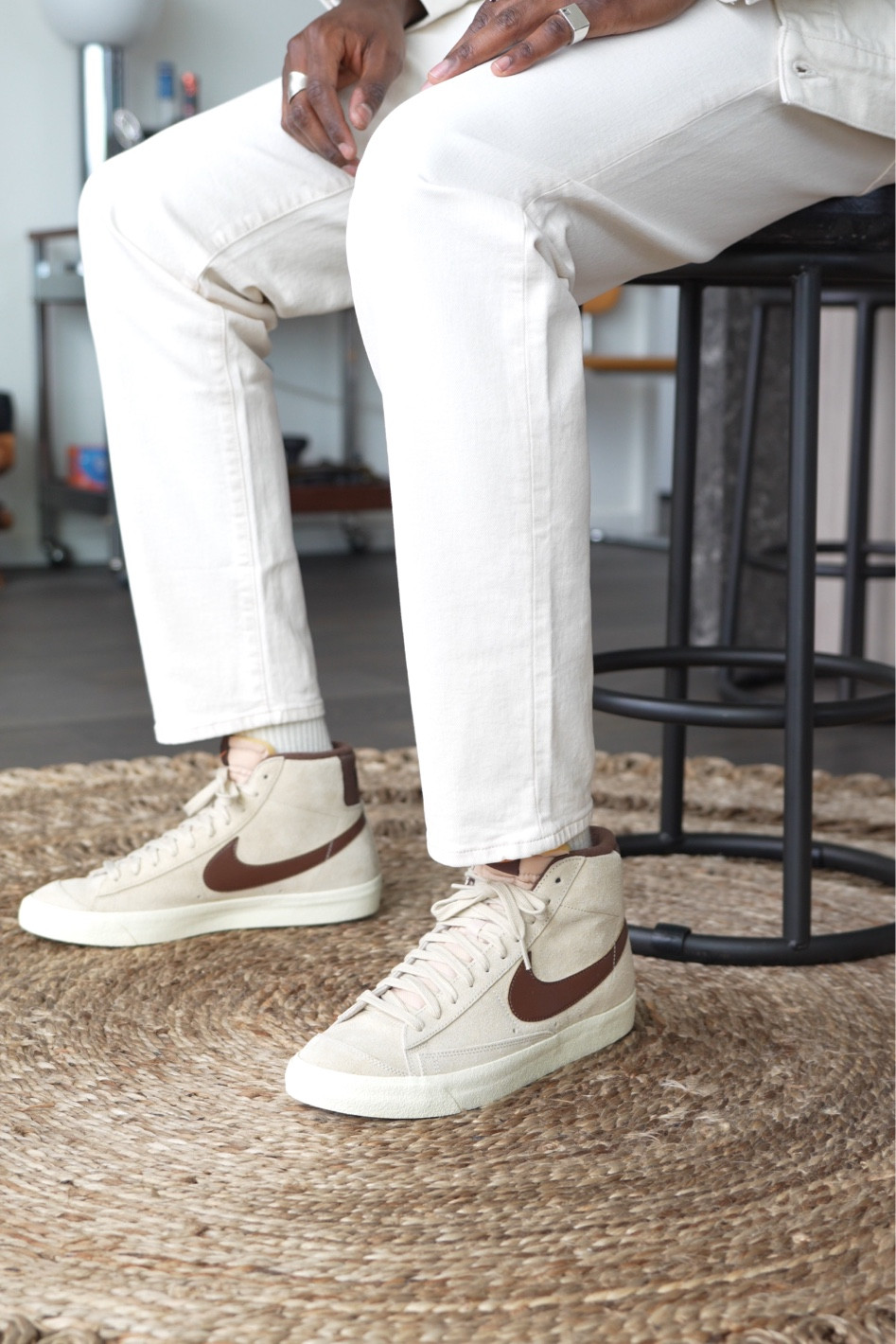 Nike Blazer 77 Mid Premium Coconut Milk and Brown. Part of my May sneaker rotation.

#LTKmens