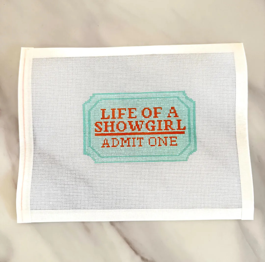 Life of a Showgirl Needlepoint Canvas - Etsy | Etsy (US)