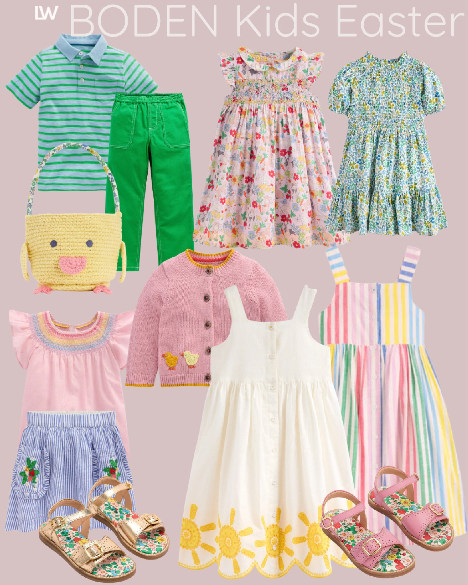 fun + colorful kids finds for EASTER… shop my favorite @boden_clothing pieces here 🌷 #bodenpartner #ad