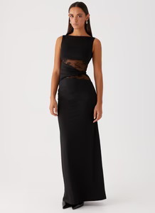 Karma Maxi Dress - Black | Peppermayo (Global)