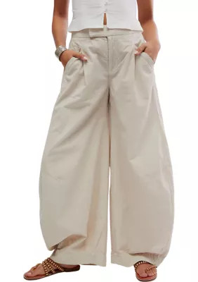 Free People Tegan Washed Barrel Trousers | Belk