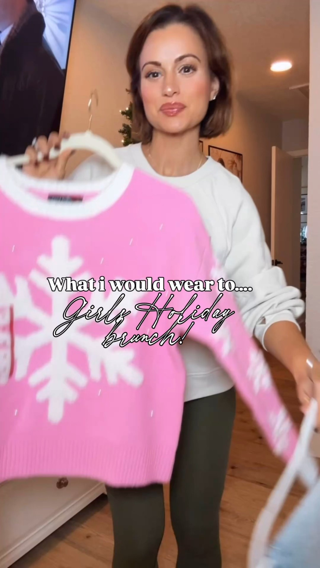 Love a pop of pink for the holidays!

This snowflake sweater is adorable and cozy! Dress it up or down! Perfect holiday sweater for  teachers too!!

These rhinestone embellished denims  are perfect for the holidays! Size down one

Holiday outfit 
Teacher outfit 
Holiday sweater 


#LTKgrwm #LTKootd #LTKHoliday