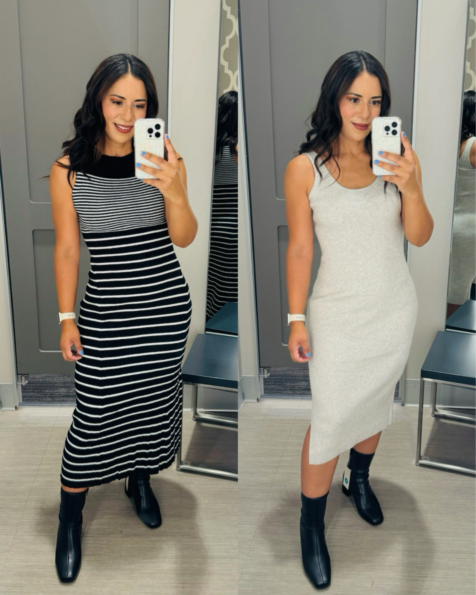Cozy, chic, and sleeveless! 😍 These midi sweater dresses are the ultimate fall must-have. Perfect for layering or rocking solo on those crisp autumn days. 🍂✨ How would you style it—paired with boots, a jacket, or both? Let me know below!

#LTKFallSale #LTKSeasonal #LTKStyleTip