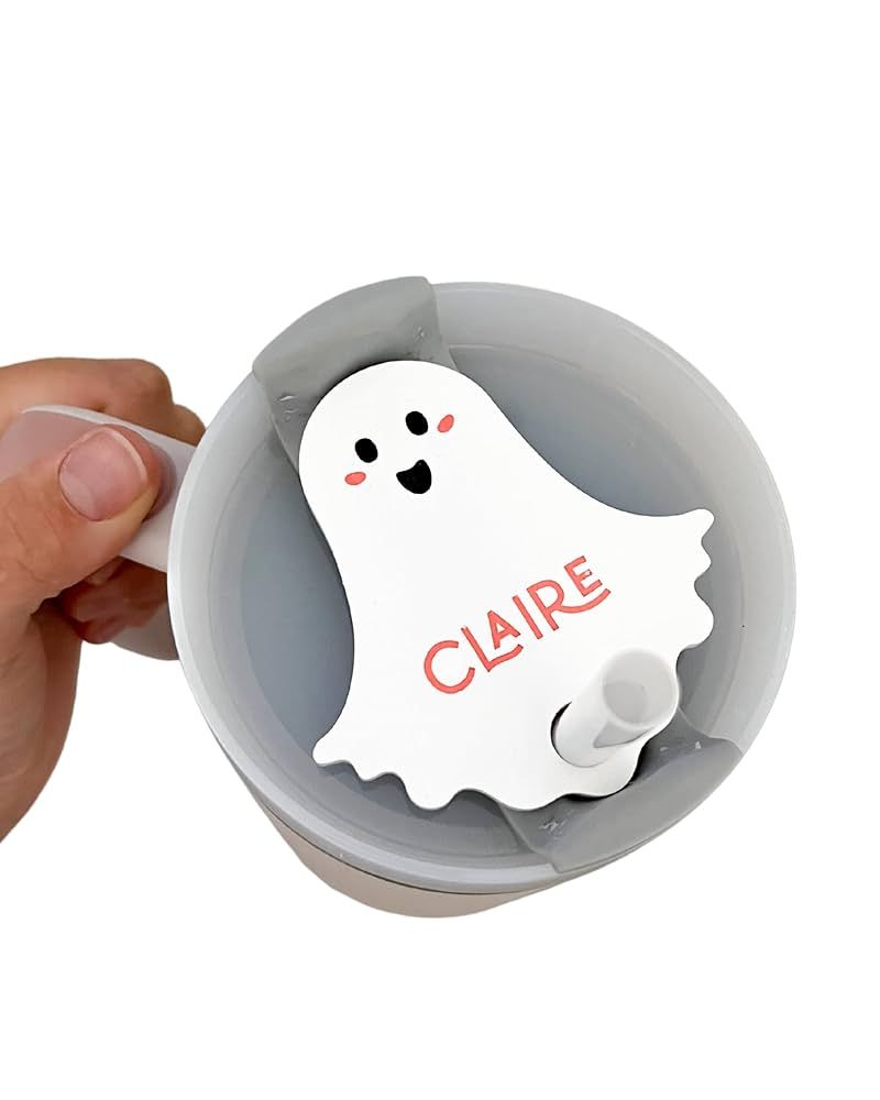 Custom Ghost Stanley Name Tag, Stanley Tag, Personalize, Halloween Stanley Tag (fo 30 oz) | Amazon (US)