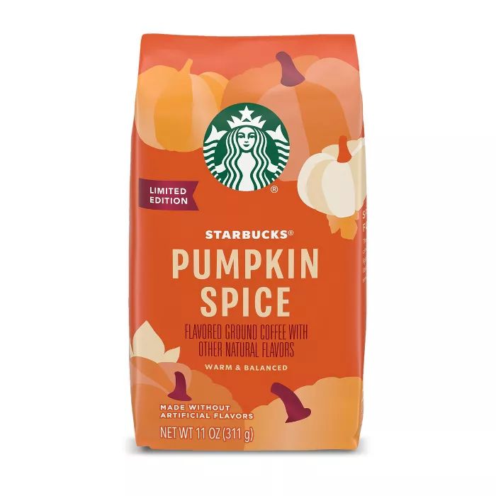 Starbucks Pumpkin Spice Light Roast Ground Coffee  - 11oz | Target