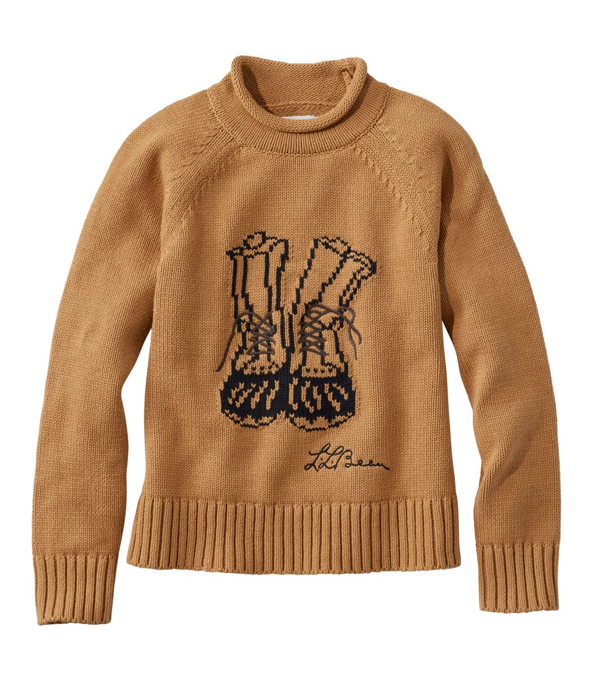 Women's Signature Original Cotton Sweater, Rollneck Novelty | L.L. Bean