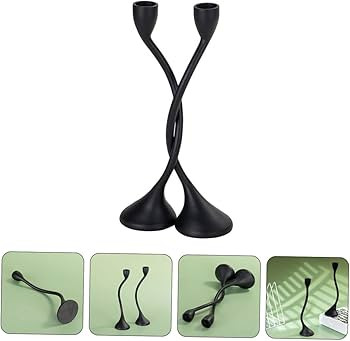Zerodeko 2pcs Tall European Style Candle Holder Elegant Candlestick Decor Fireplace Candles Weddi... | Amazon (US)