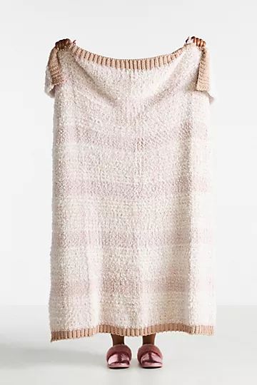 Georgie Cozy Knitted Throw Blanket | Anthropologie (US)