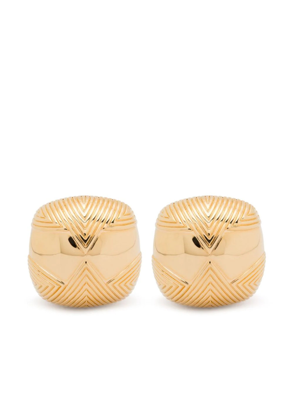 Missoma Hera Dome earrings - Gold | Farfetch Global