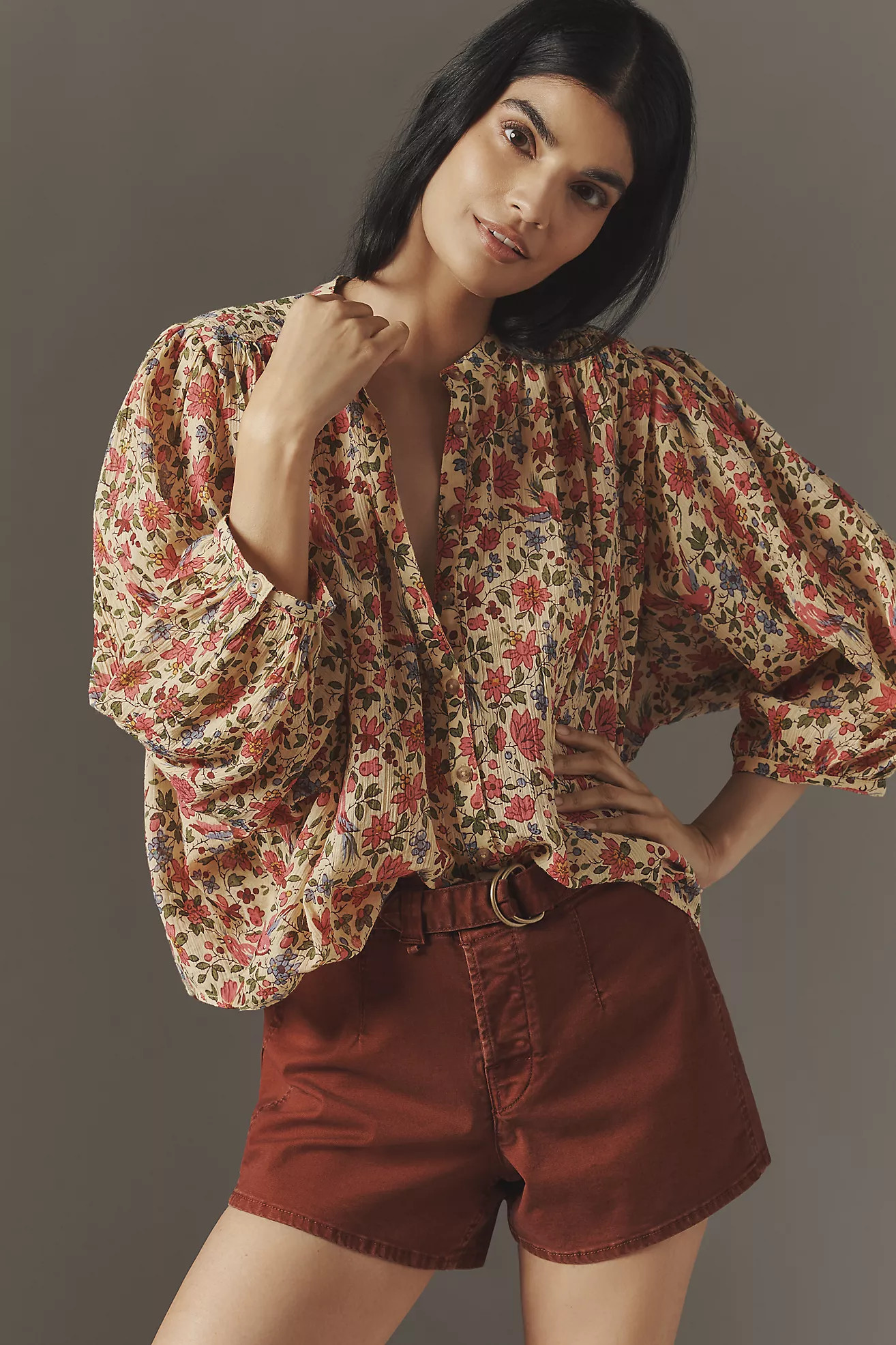 The Sidney Batwing Blouse by Pilcro: Shrunken Edition | Anthropologie (US)