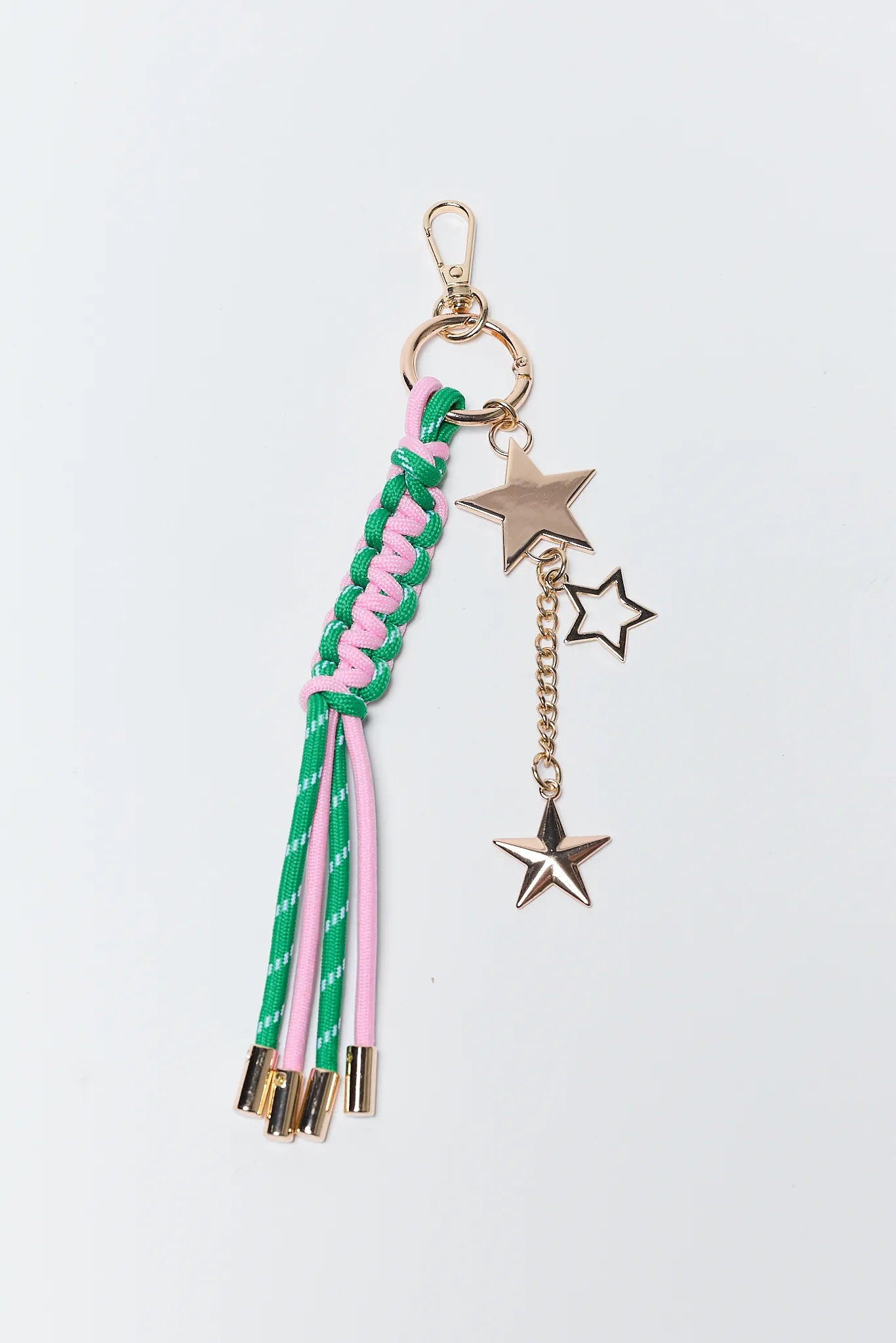 Astrid Green Braided Bag Charm | Avara