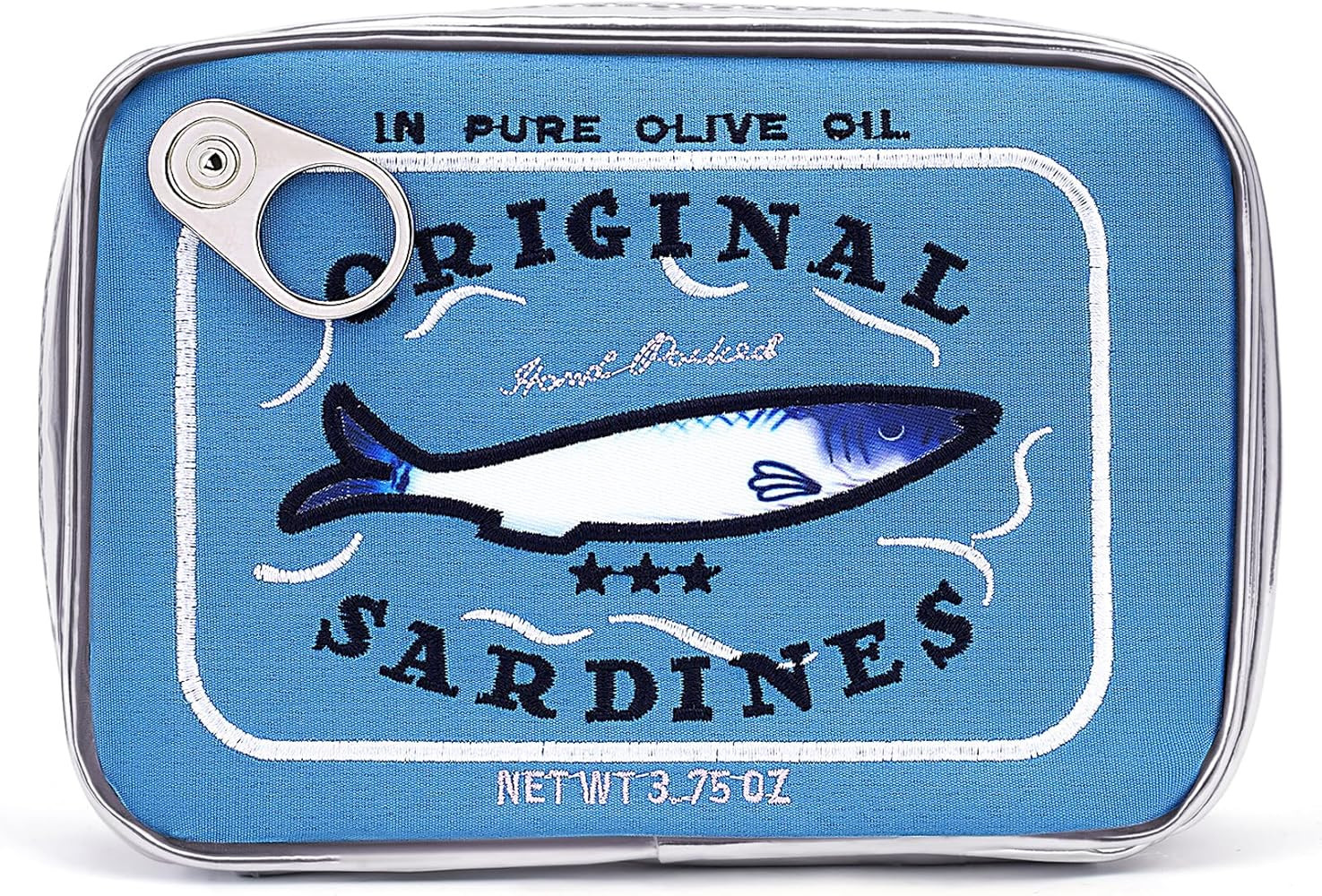 Cessfle Canned Sardines Makeup Bag, Funny Sardine Tin Fish Cosmetic Bag, Creative Cute Makeup Bag... | Amazon (US)