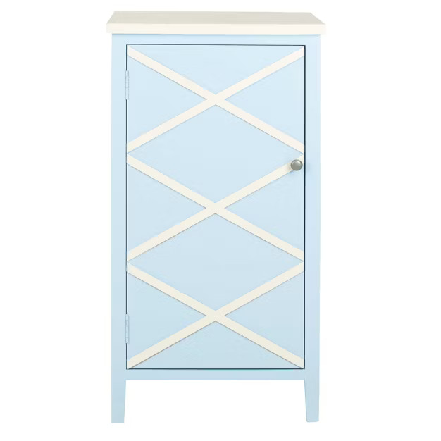 Zara Storage Cabinet Light Blue - Safavieh | Target