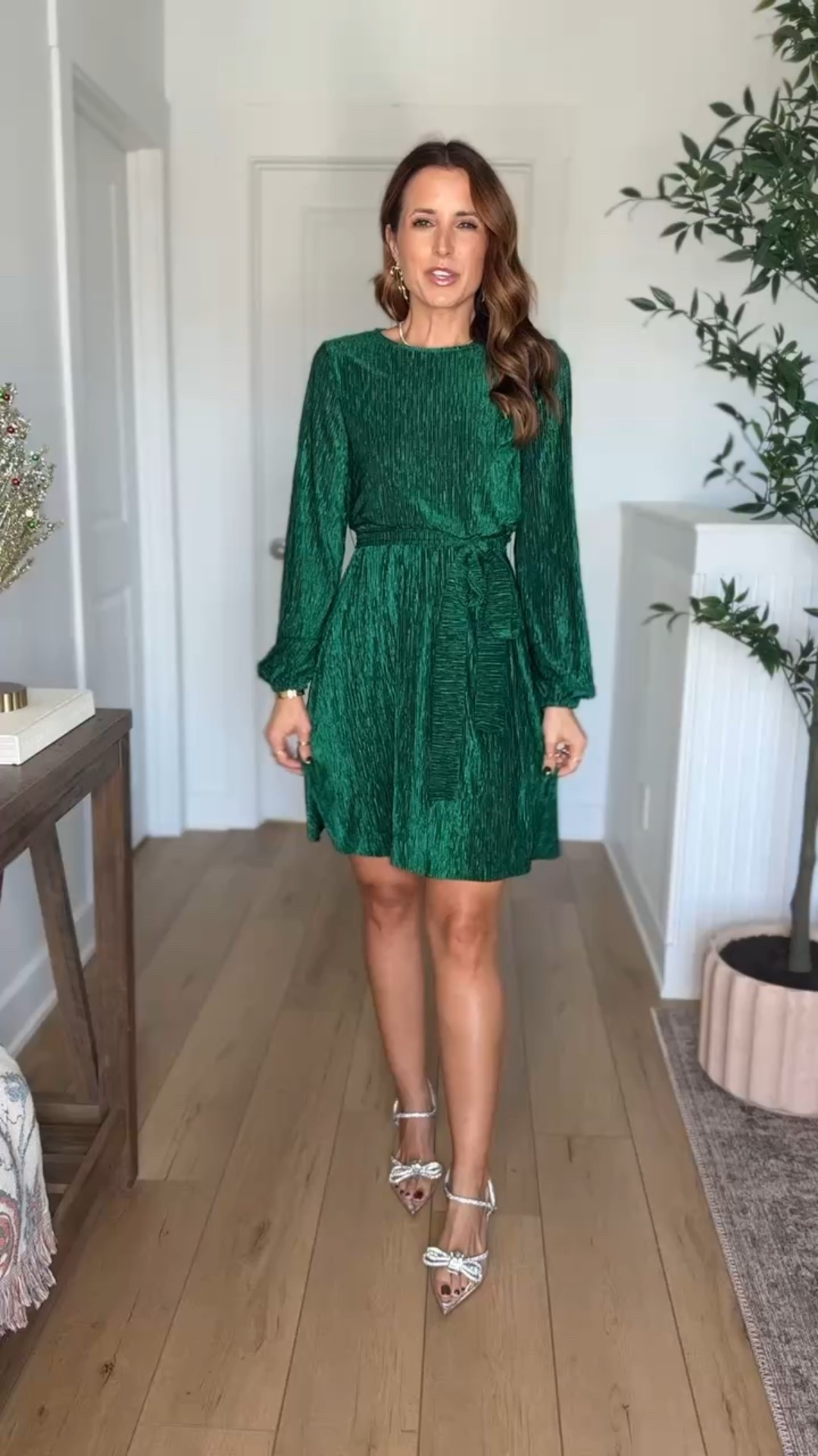 Amazon holiday party outfits - fun and festive velvet dresses. Amazon Christmas party outfits. Wearing small. Christmas party work outfits. Bow heels are TTS. Christmas dress. 


#LTKShoeCrush #LTKParties #LTKHoliday