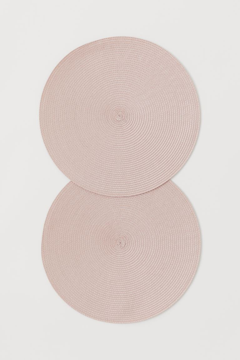 2-pack Round Placemats | H&M (US + CA)