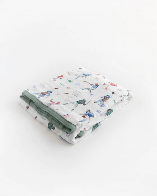 Original Deluxe Muslin Quilt - Home Run | Little Unicorn