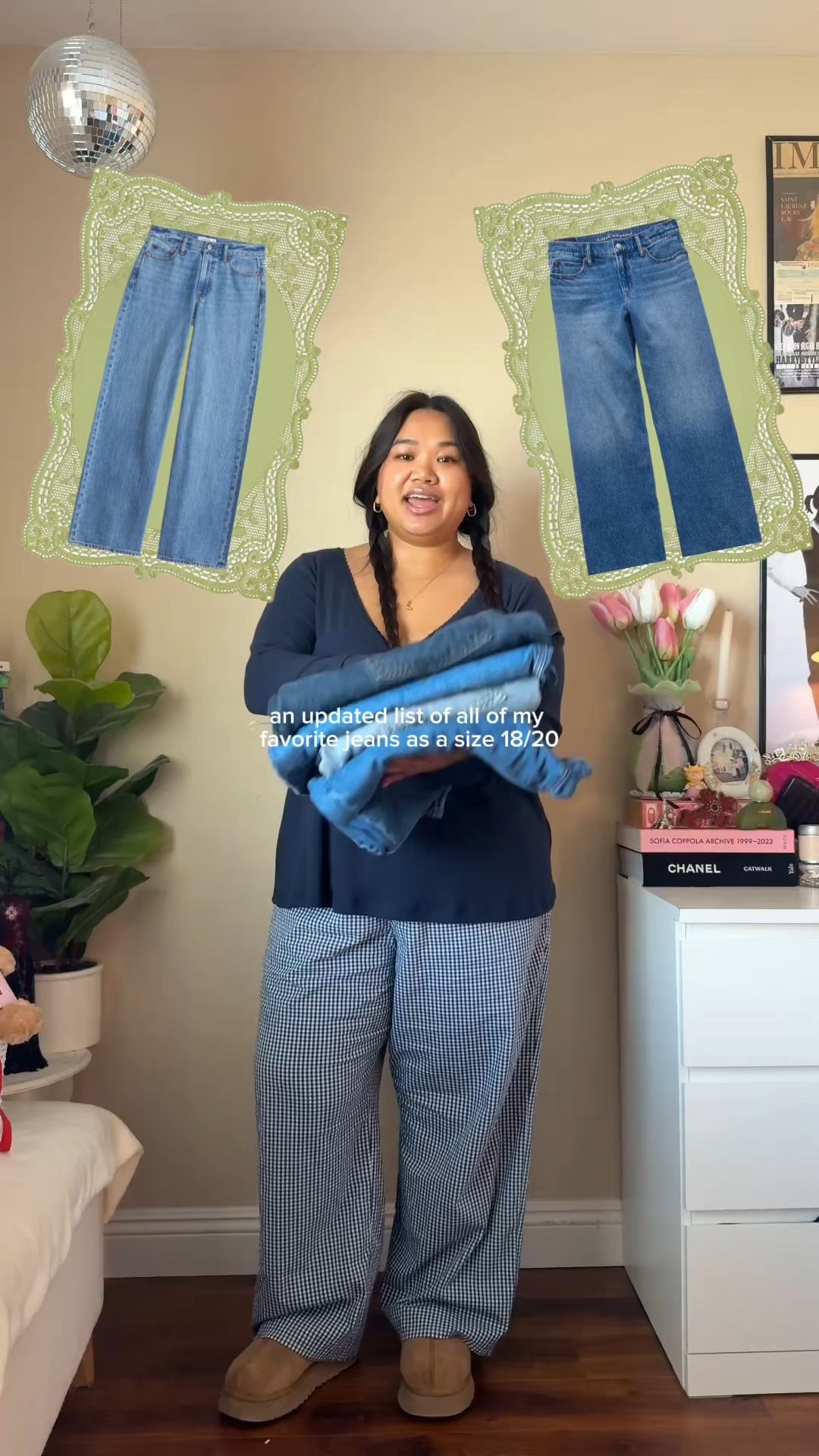 my favorite plus size jeans as a size 18/20👖 sizes I’m wearing! Abercrombie jeans in a 34, AE jeans in a US 20, PP jeans in a US 18, Old Navy jeans in a US 20, top Hollister XXL

#LTKootd #LTKMidsize #LTKPlusSize