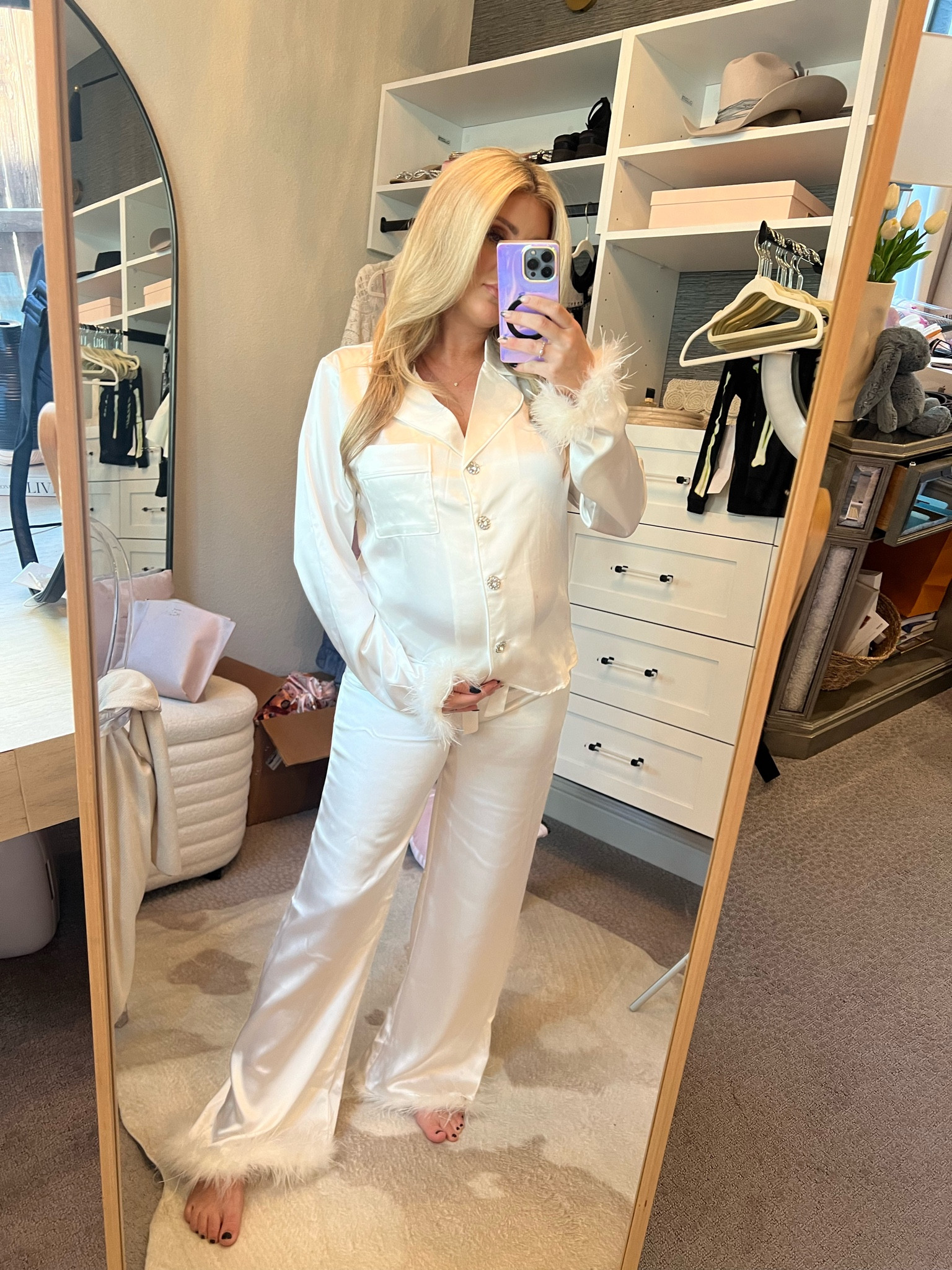 White pajamas, baby shower, bridal pajamas bride 

#LTKStyleTip #LTKSeasonal #LTKBump