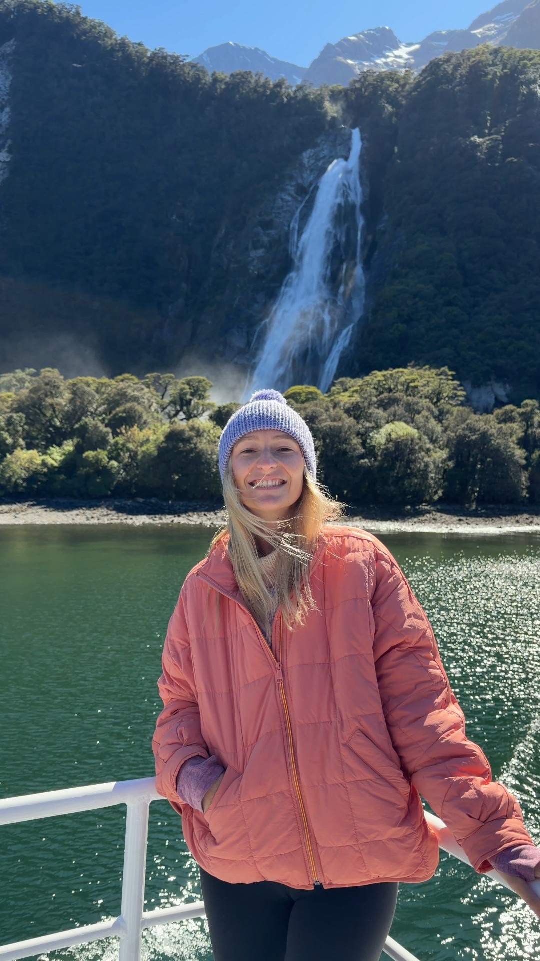 Milford Sound boat tour in New Zealand! Staying warm in the cutest colorful jacket 

Winter jackets, travel outfit, hiking outfit, New Zealand travel 

#LTKActive #LTKootd #LTKTravel