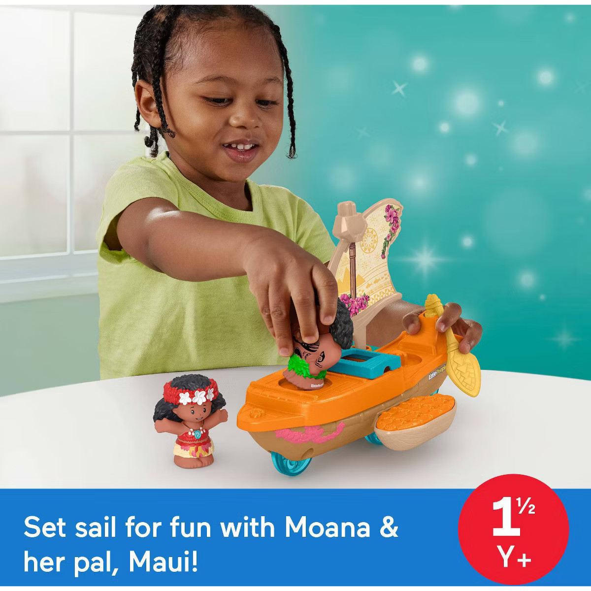 Little People Disney Princess Moana Boat | Target