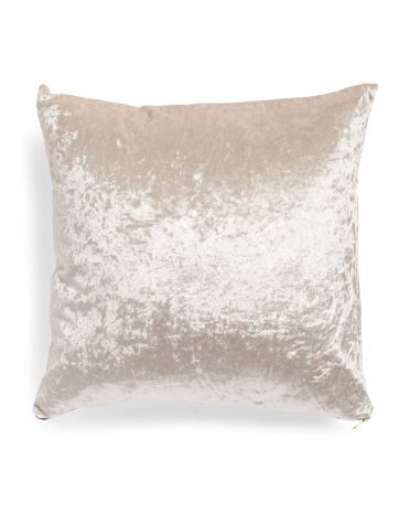 20x20 Crushed Velvet Pillow | TJ Maxx