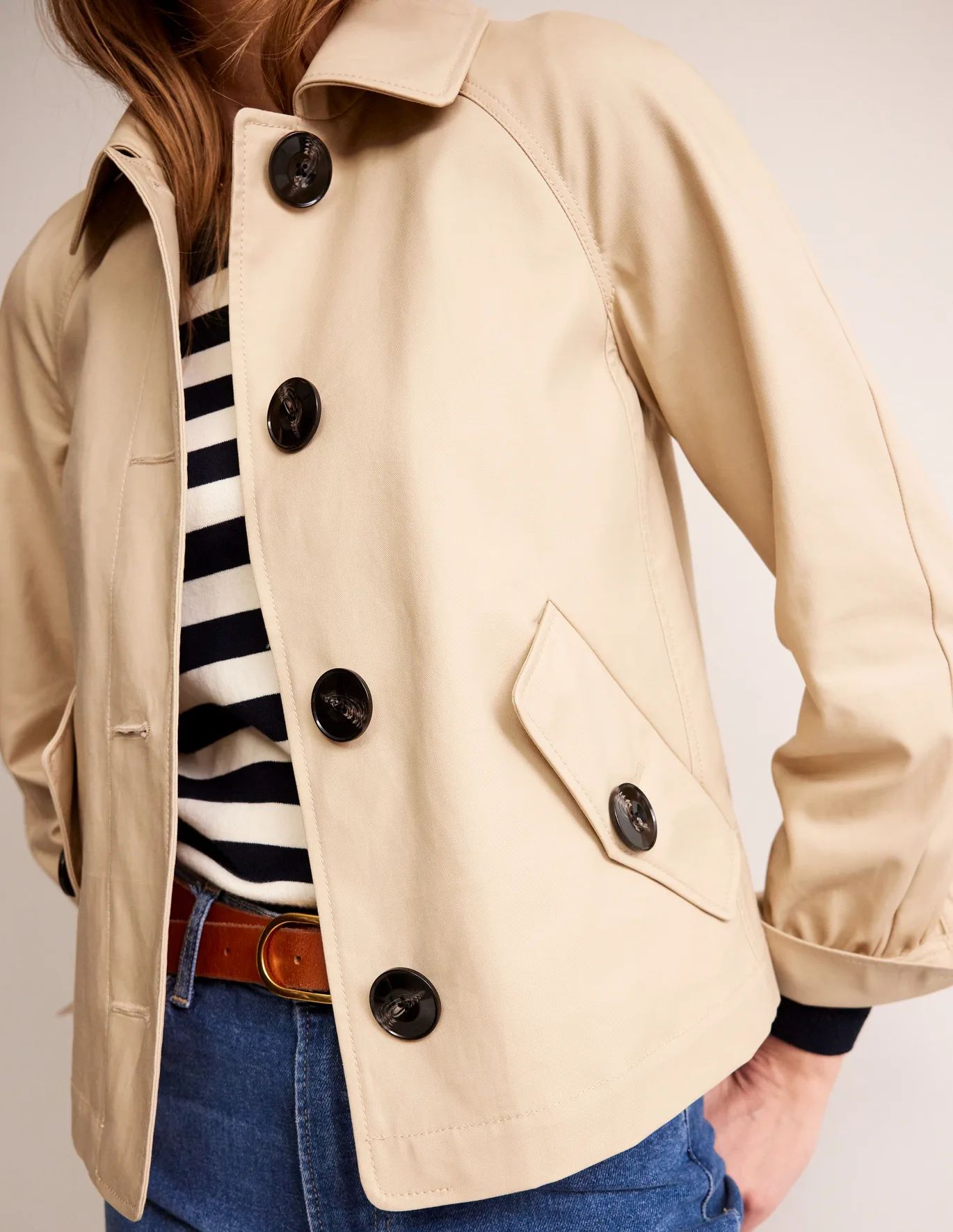 Cropped Trench Jacket | Boden (UK & IE)