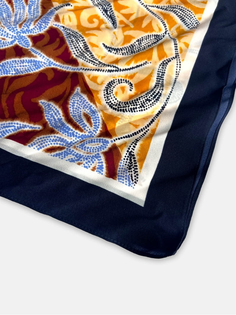Scenario Women's Printed Square Scarf, Batik Floral | Walmart (US)