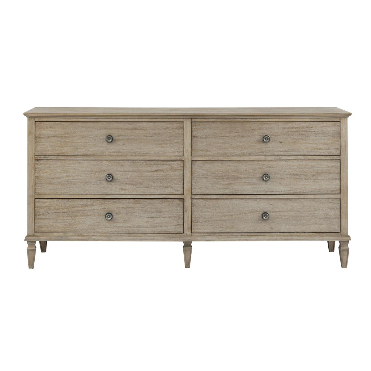 Victoria 6-Drawer Double Wide Wood Dresser | Wayfair North America