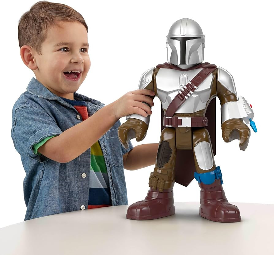 Fisher-Price Imaginext Star Wars Toy The Mandalorian XXL Figure, 16+ Inch Tall Poseable Character... | Amazon (US)