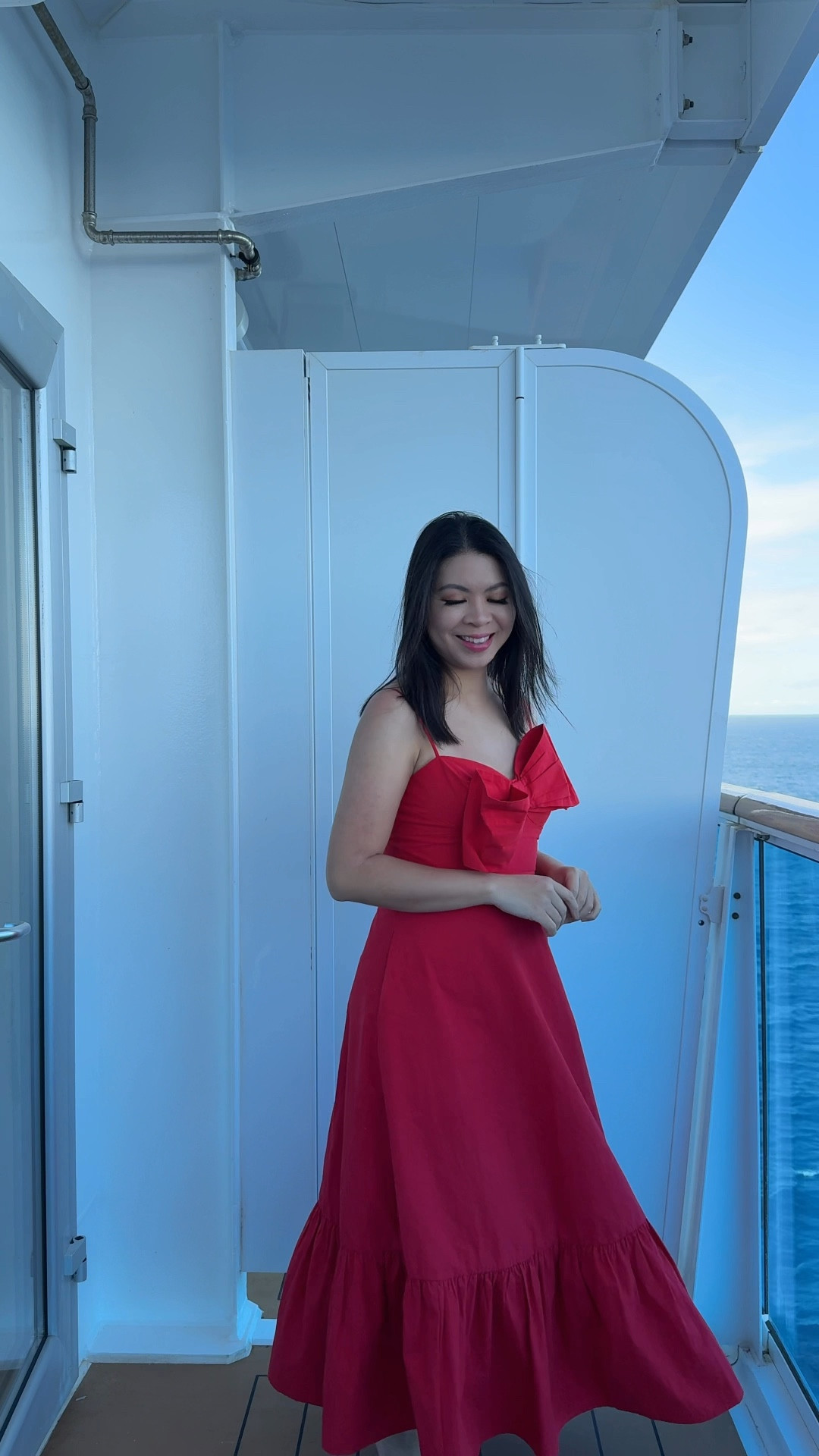 Maxi red big bow dress, vacation style outfit under $100. I’m wearing a small! 

#LTKPets #LTKTravel #LTKFindsUnder100