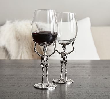 Skeleton Wine Glass | Pottery Barn (US)