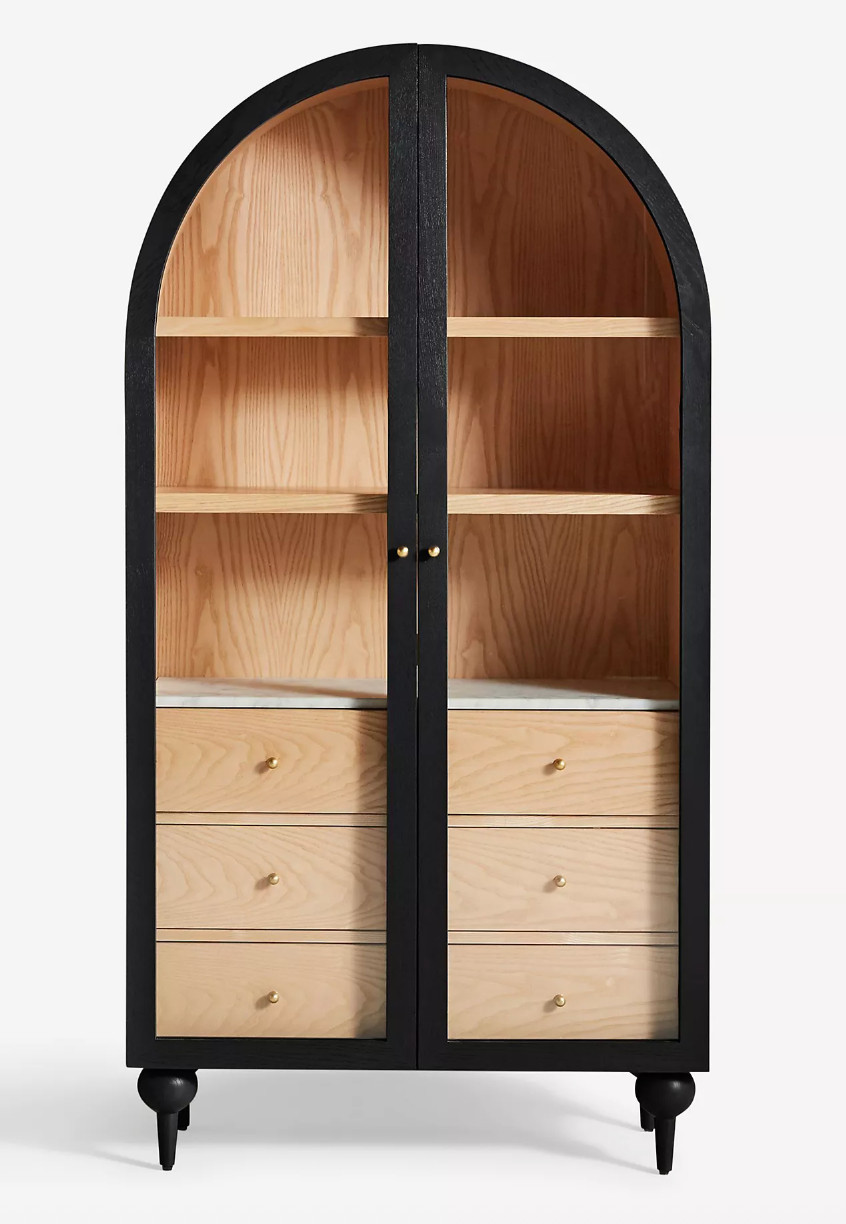 The Fern Marble Top Three-Drawer Arched Storage Cabinet 

 #LTKHome