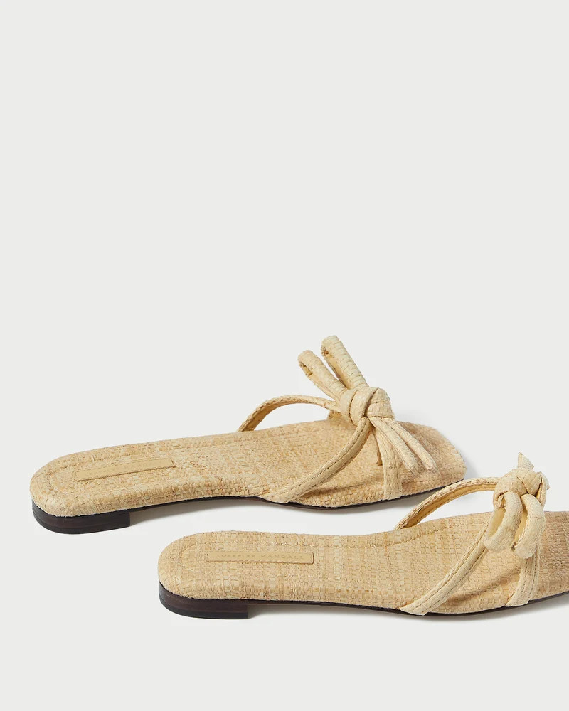 Hadley Natural Bow Sandal | Loeffler Randall