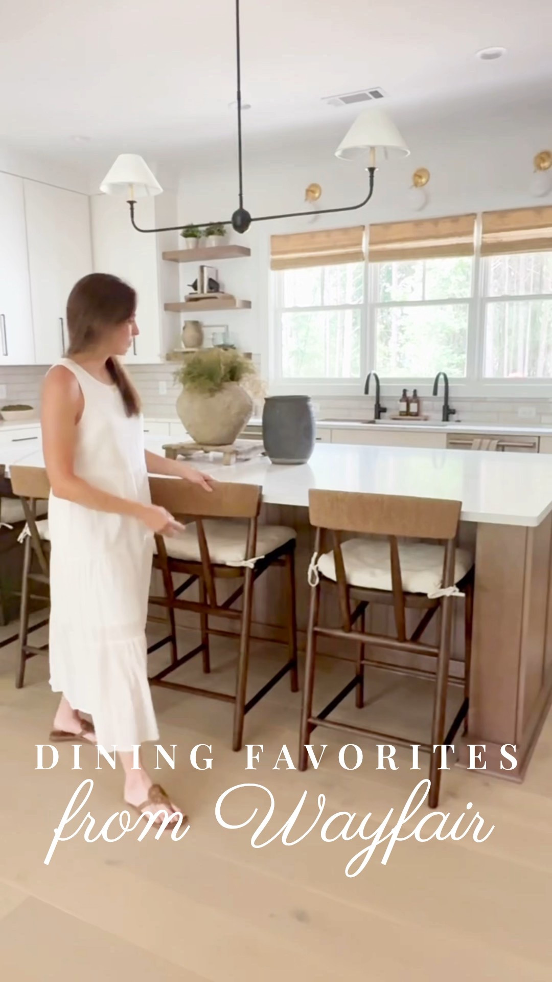 Designing our dining spaces has been one of my favorite parts of the new home — and these beautiful pieces from @wayfair made it so simple to create a cozy, elevated look. 🤍 I found the perfect balance of modern classic style with natural wood tones, slipcovered dining chairs, woven textures, and pendant lighting that makes a subtle statement. 🪑💡

Whether you’re redoing your breakfast nook, kitchen island, or formal dining room, these finds from @wayfair are timeless, family-friendly, and SO easy to style! #wayfair #wayfairpartner #porcheandco #diningroominspo #homeinterior #transitionalstyle #modernclassic

#LTKHome #LTKStyleTip #LTKSaleAlert