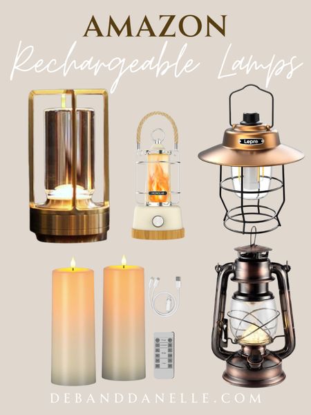 Check out these rechargeable lamps and add some light to your outdoor spaces. #home #outdoorspaces #lamp #candles #decor #patioo

#LTKSeasonal #LTKhome