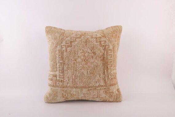 Kilim Pillow, 20x20 Turkish Kilim Pillow, Bohemian Kilim Pillow, Turkish Kilim Pillow, Decorative... | Etsy (US)