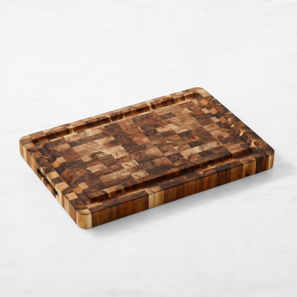 Williams Sonoma End-Grain Cutting & Carving Board, Acacia | Williams-Sonoma
