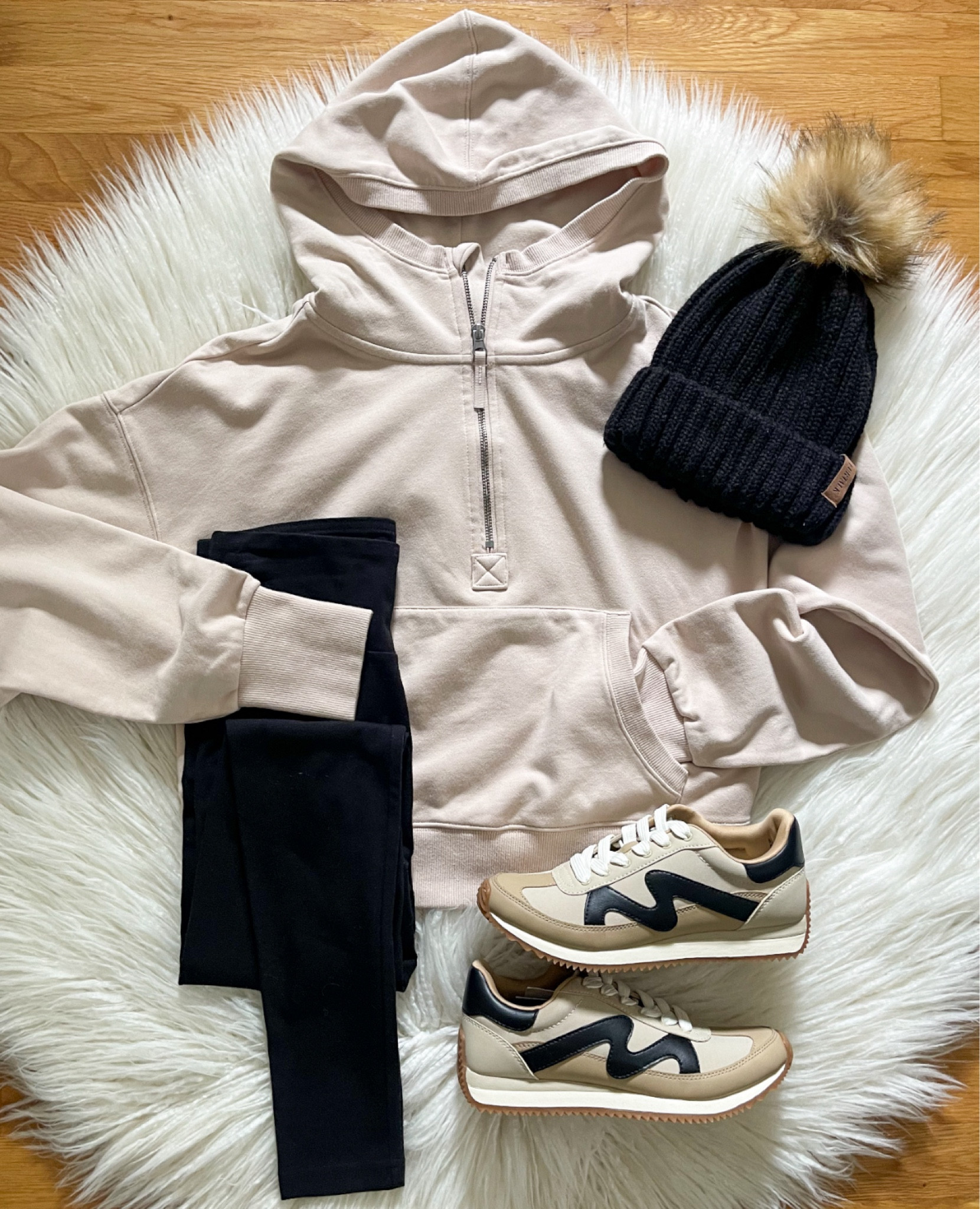 Sharing this JoyLab Pullover look with you tonight!  It’s super comfy and great quality! Available in black & brown too!  It also comes with matching French Terry pants but styled it here with leggings. Linked everything for you plus the pants 🖤

#LTKFitness #LTKStyleTip #LTKFindsUnder50