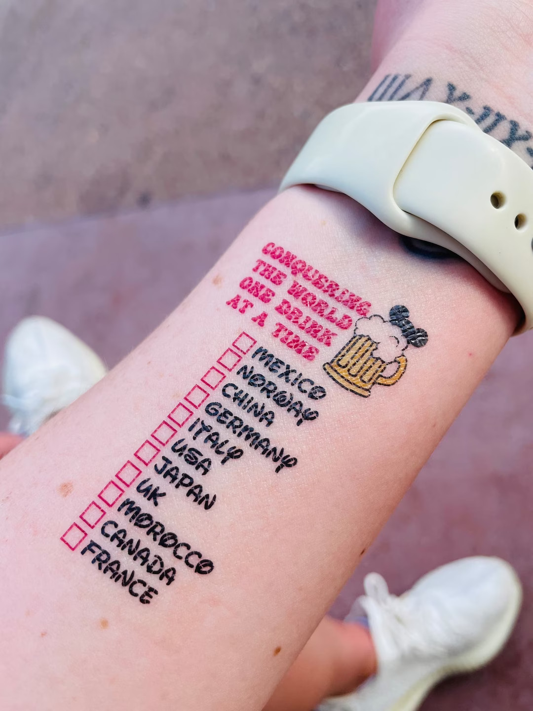 Drinking Around the World Tattoo-food & Wine Festival-epcot - Etsy | Etsy (US)