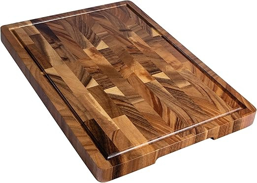 Walnut Cutting Boards for Kitchen, End Grain Wooden Chopping Board with Juice Groove, Charcuterie... | Amazon (US)