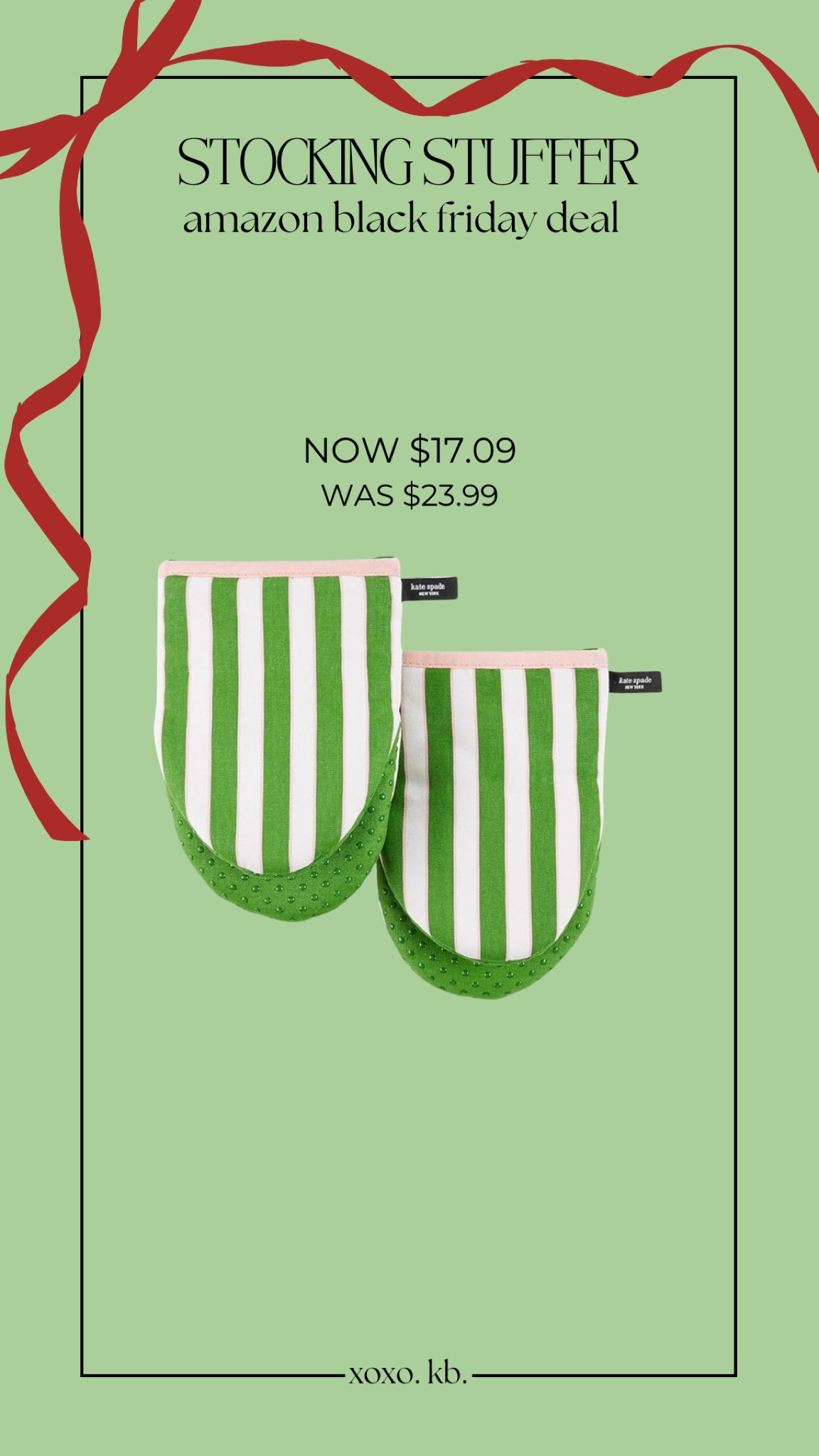Stocking stuffer // Black Friday // Amazon // deal // Christmas // sale // stocking stuffer // Kate spade // oven mits // home // kitchen 

#LTKSaleAlert #LTKGiftGuide #LTKCyberWeek