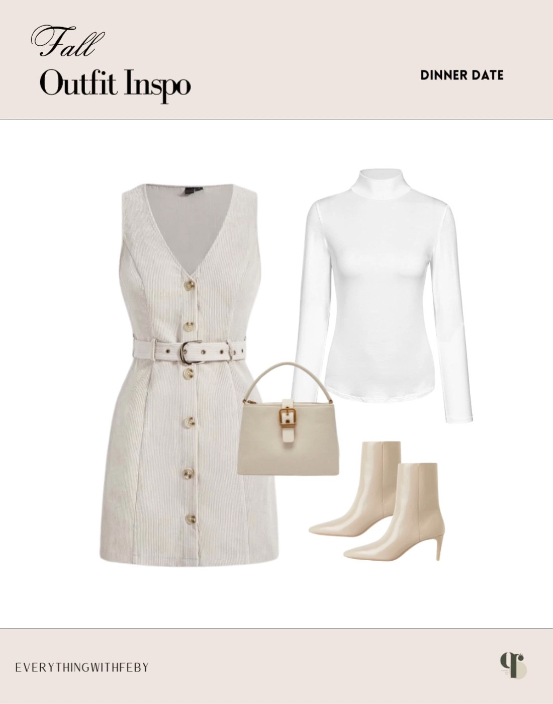 Fall Outfit Inspo: Dinner Date

Fall dress / curduroy dress / turtleneck / ankle boots / handbag / neutral outfit / shein fashion / amazon fashion / dolce vita / hm / ootd / outfit inspo / style guide / it girl outfit 

#LTKworkwear #LTKHoliday #LTKstyletip