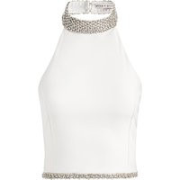 Top con cuello halter de Alice + Olivia | Balardi (US & Canada)