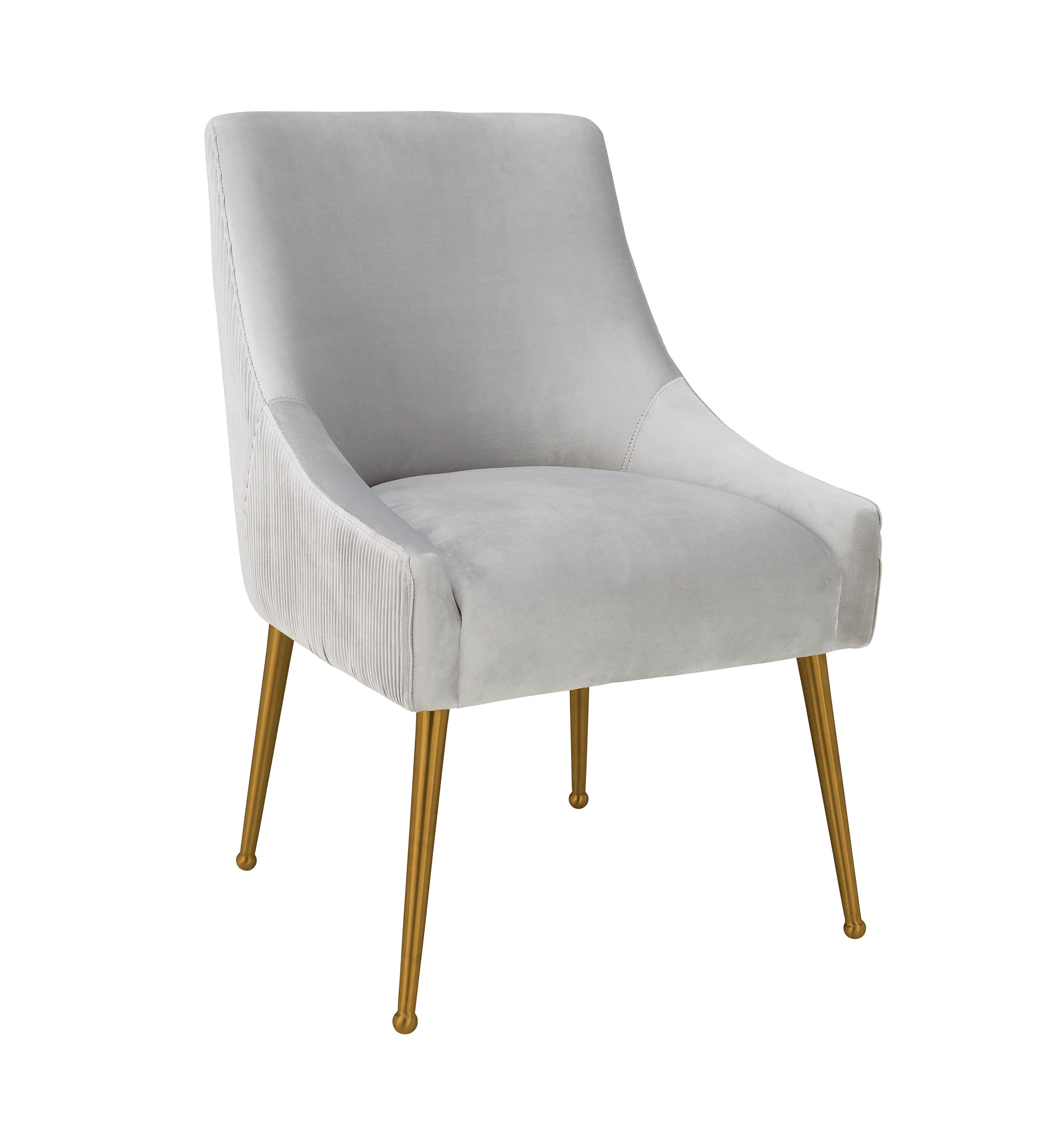 Beatrix Pleated Velvet Side Chair | TOV Furniture
