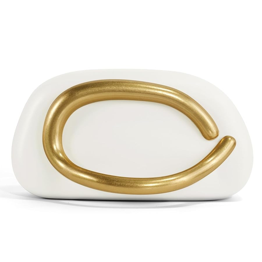 Clutch Purses for Women Formal, PU Leather/Marble Acrylic Evening Bags with Chain, Trendy Metal H... | Amazon (US)