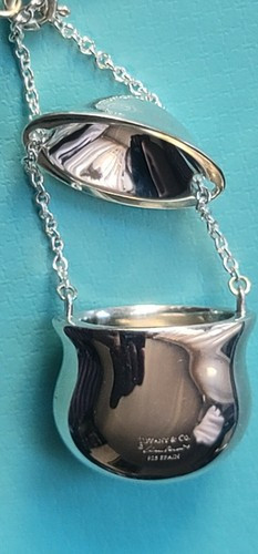 Tiffany & Co Elsa Peretti  Sterling Silver Inro Bottle Necklace Pendant 24"   | eBay | eBay US