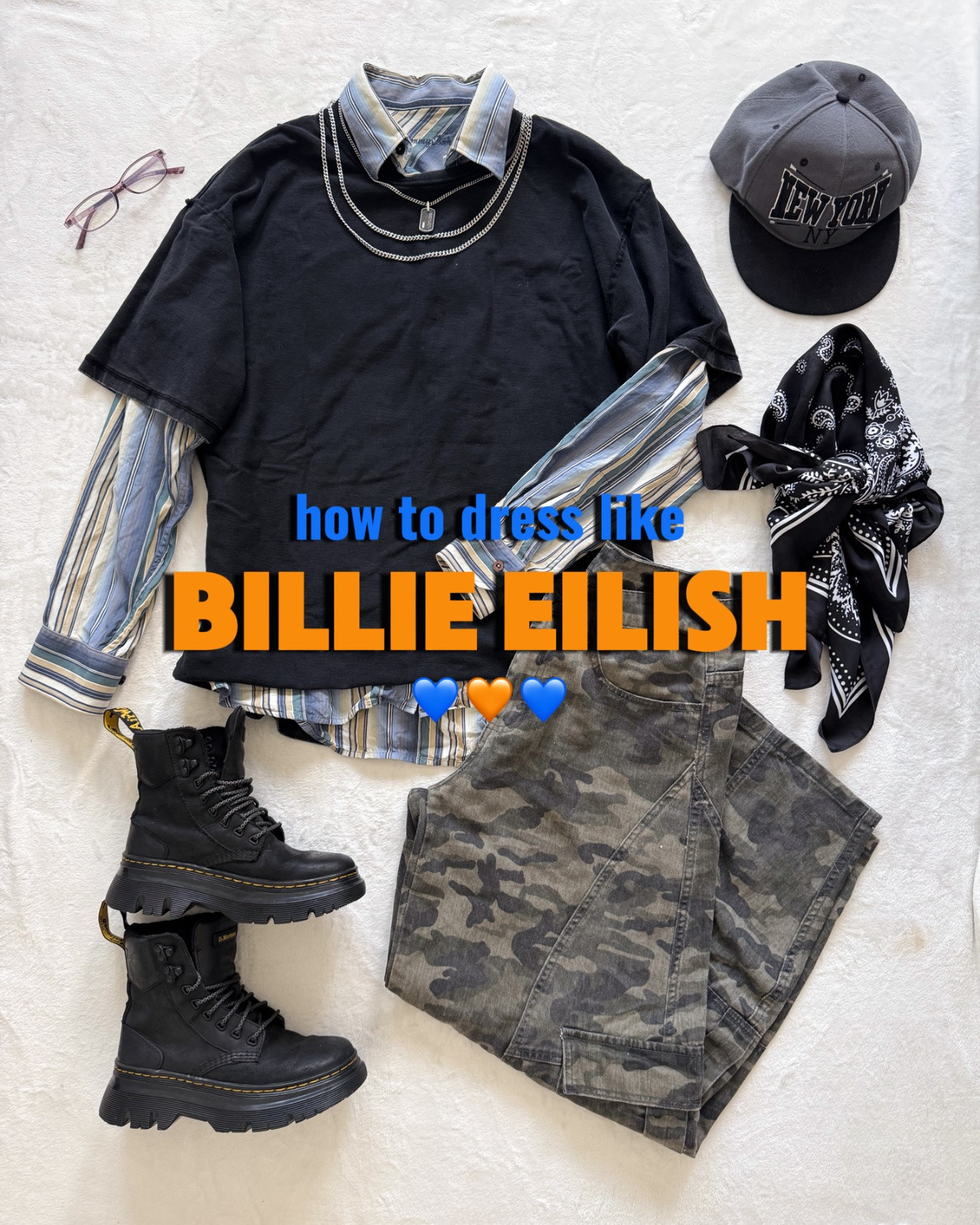 billie eilish inspired outfit idea! 💙

#LTKootd