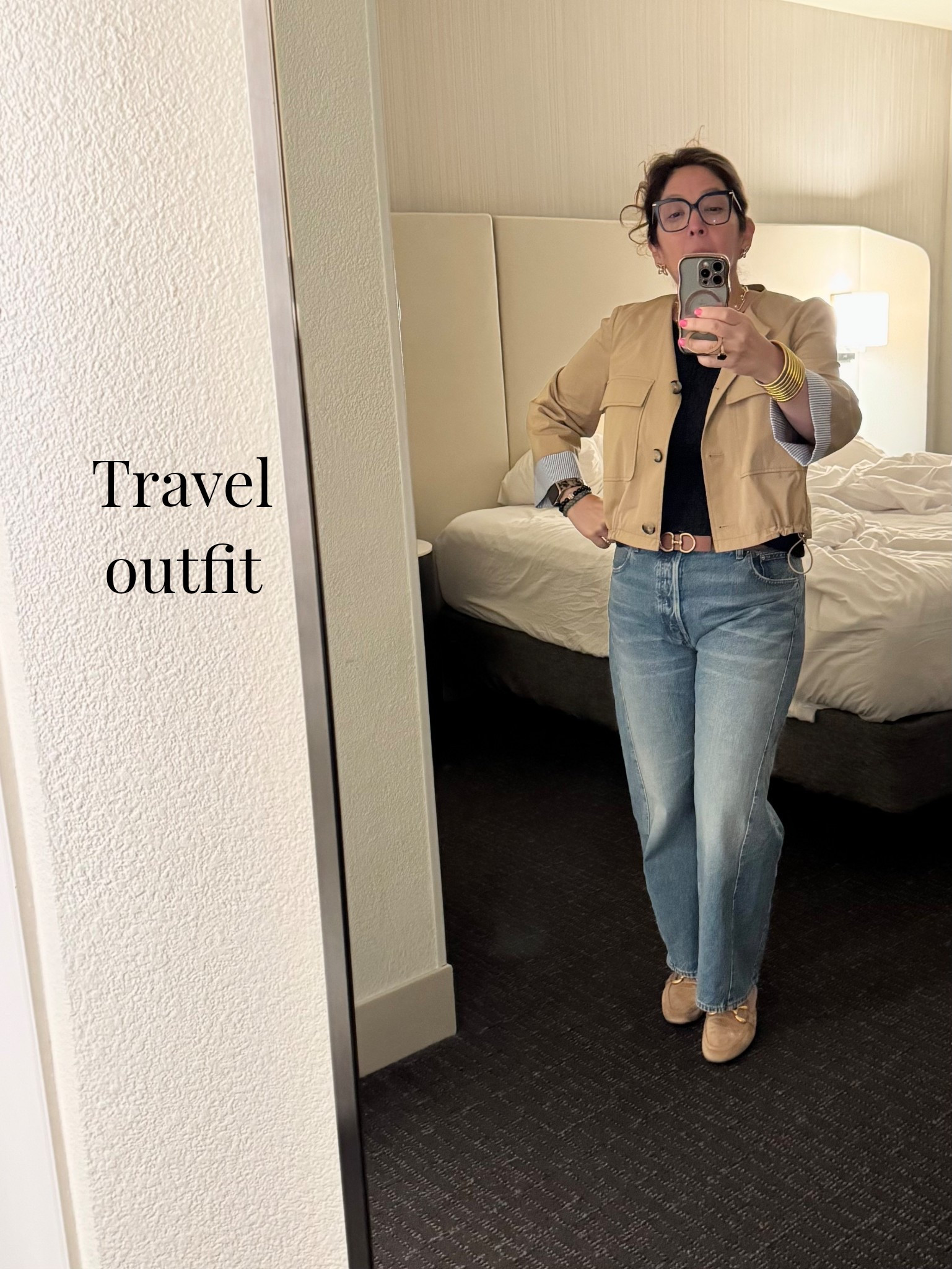 Hitting the road bright and early to fly home. 
Wearing the new pieces I got at Veronica Beard this week. Perfect for a stylish and comfy travel outfit. 
The jacket is lightweight and cinches at the waist. 


#LTKOver40 #LTKPlusSize #LTKTravel