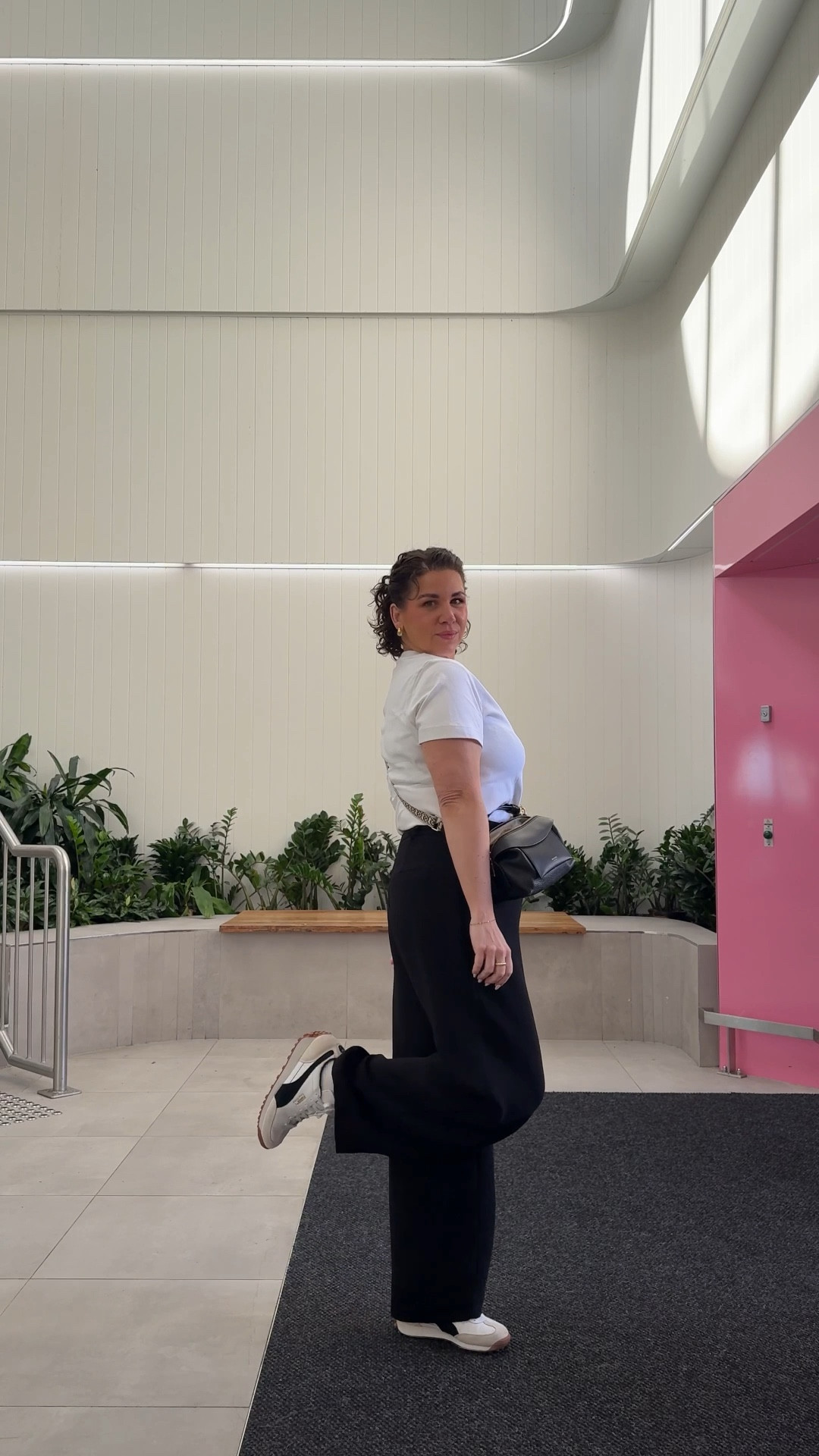 Wearing size M tee, 12 pants and 38.5 sneakers. 

#LTKworkwear #LTKaustralia #LTKshoes