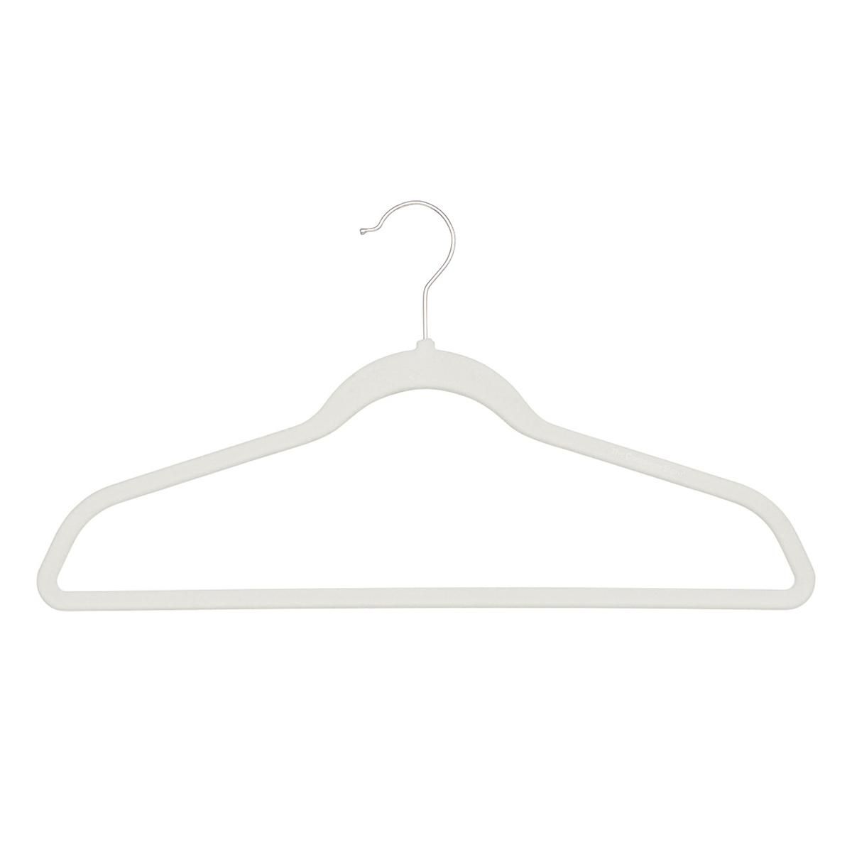 Linen Premium Non-Slip Velvet Suit Hangers Case Of 40 | The Container Store